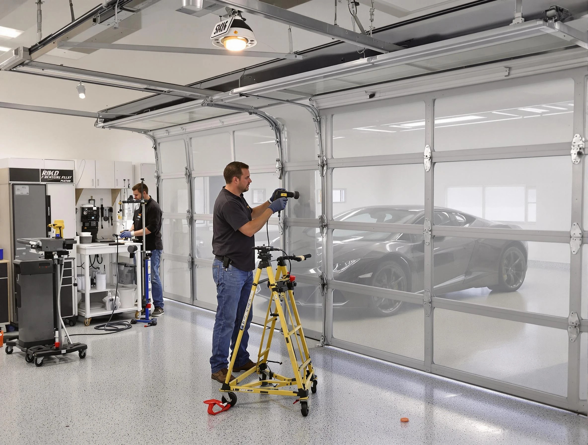 Garage Door Dents Repair in Hartsville