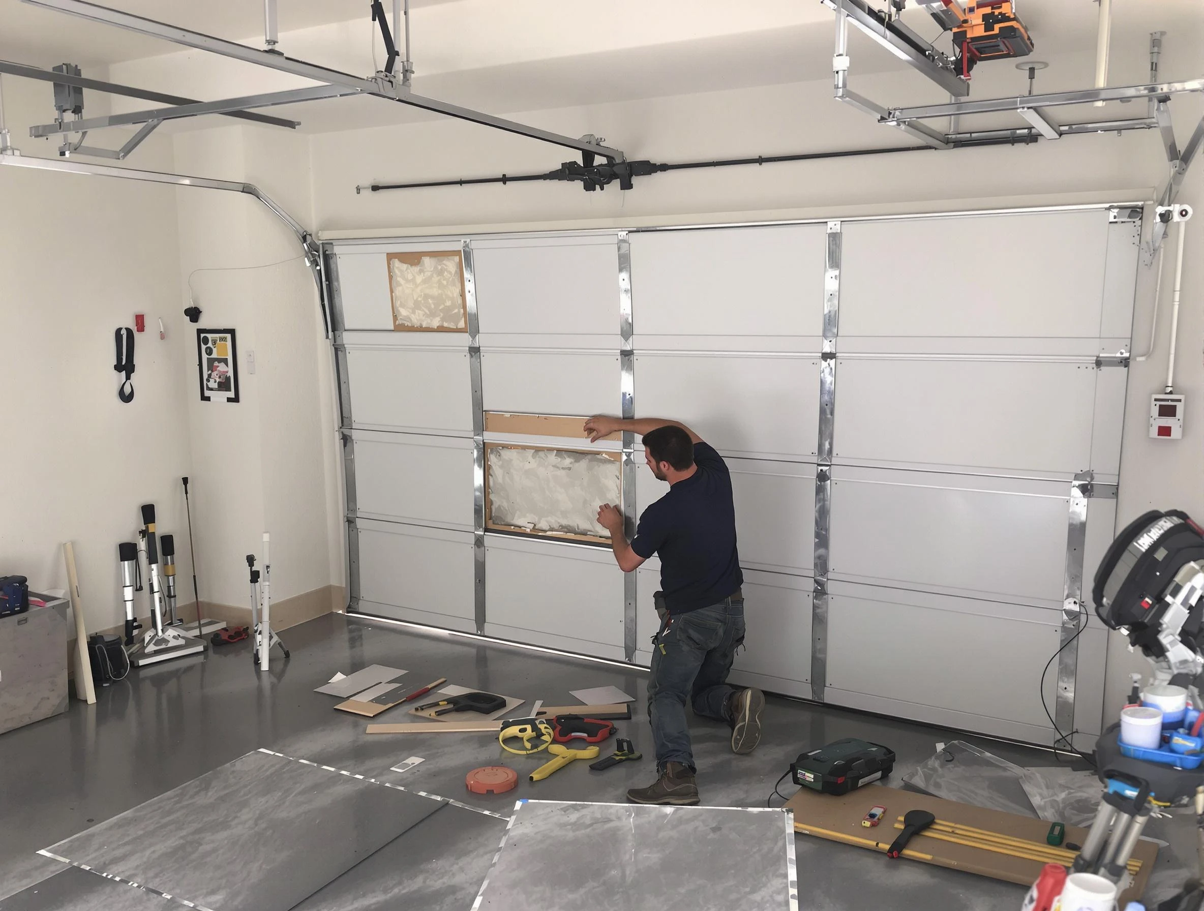 Garage Door Panel Repair in Hartsville