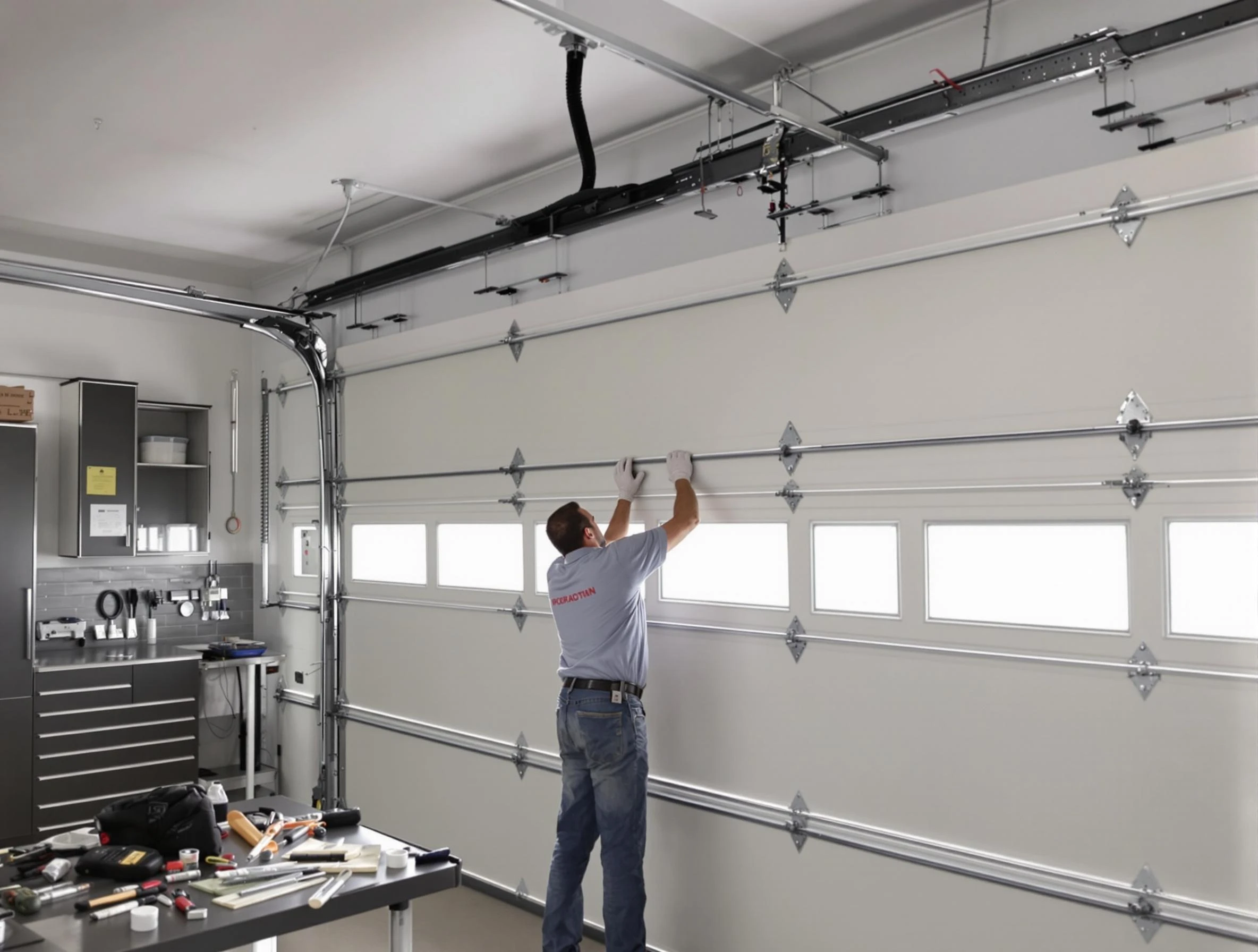 Garage Door Track Repair in Hartsville