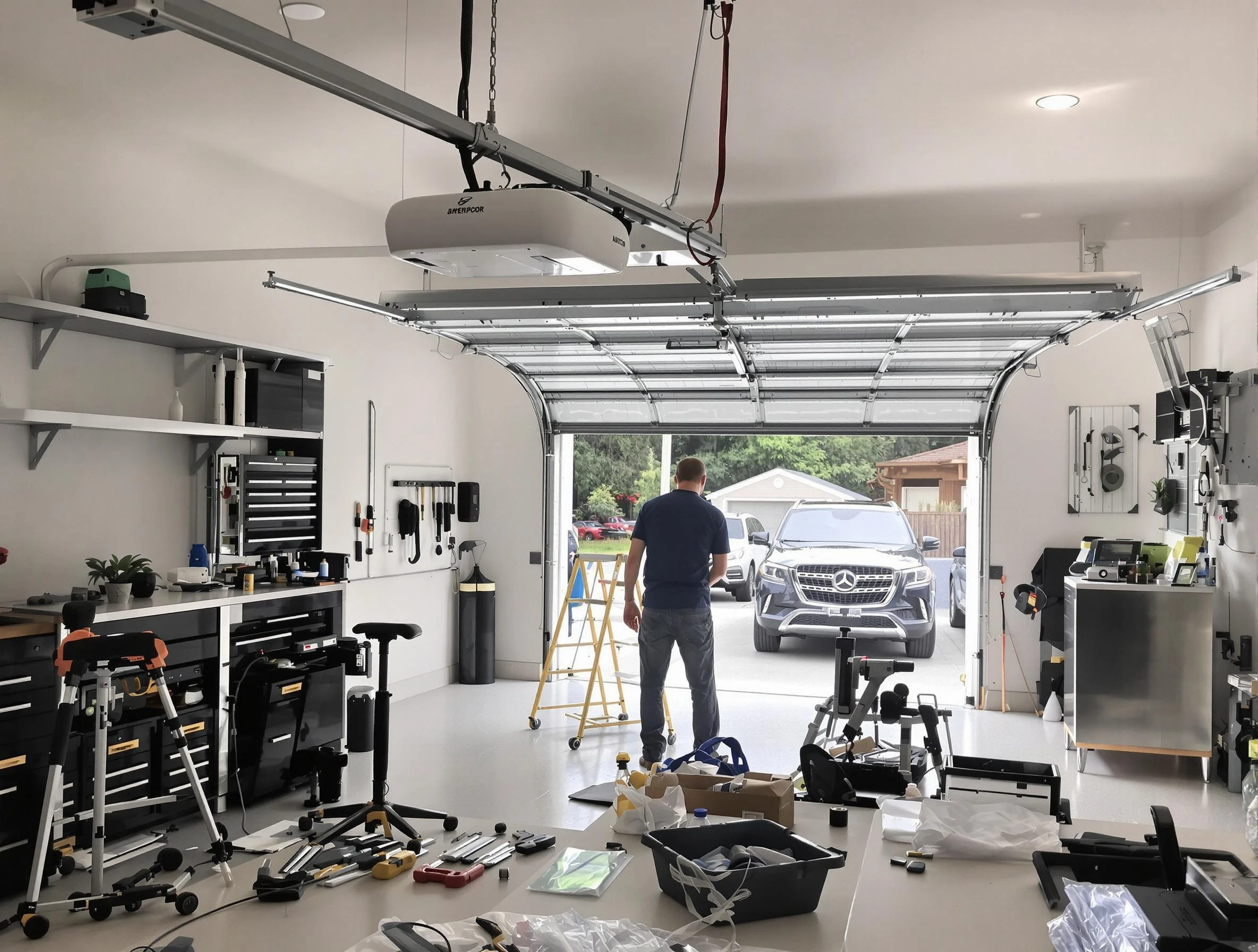 Garage door opener installation by Hartsville Garage Door Repair in Hartsville